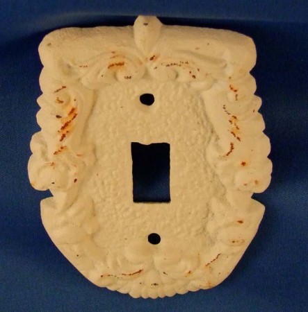 Cast Metal Decorative Light Switch Plate