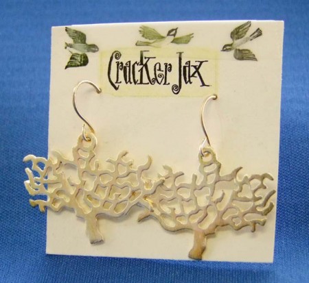 2 Silver Tree of Life Earrings